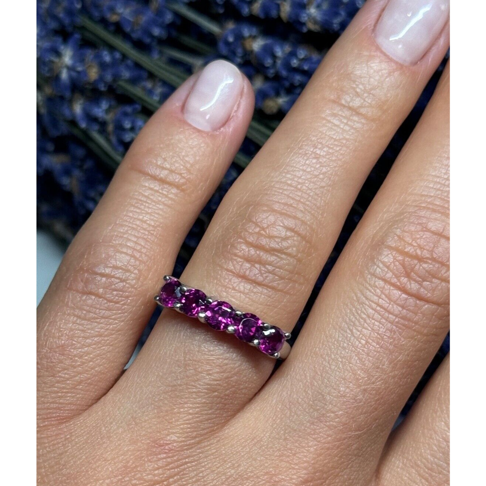 Beautiful Genuine Pink Spinel Ring Sterling Silver 925